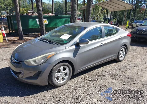 2014 Hyundai Elantra Se из США, поврежденный, VIN 5NPDH4AE8EH499006